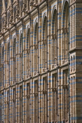 Facade of the British museum of natural history