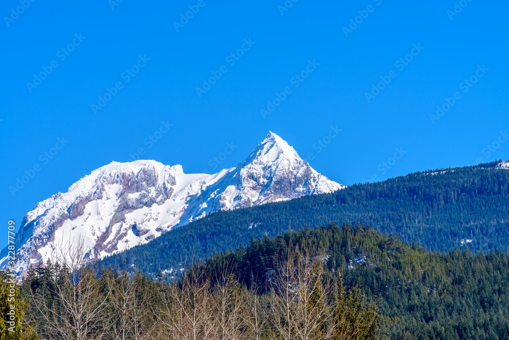 Snow mountain picks in Vancouver, Canada. Snow mountain picks in Vancouver, Canada.
