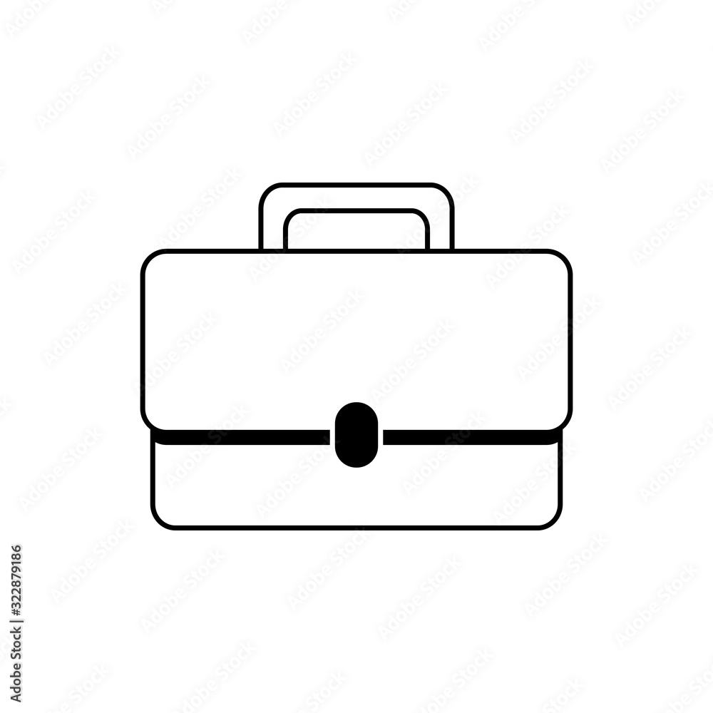 briefcase money business financial line style icon briefcase money business financial line style icon