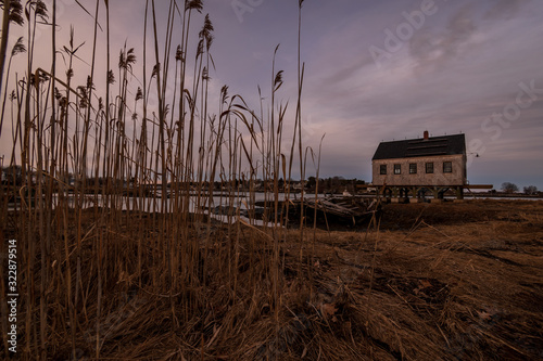 Sunset at Cape Propoise Fish House - Kennebunkport, Maine. photo