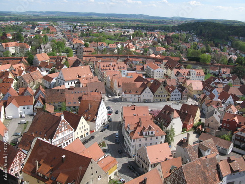 Wallpaper Mural Blick auf Marktplatz Nördlingen von oben Torontodigital.ca