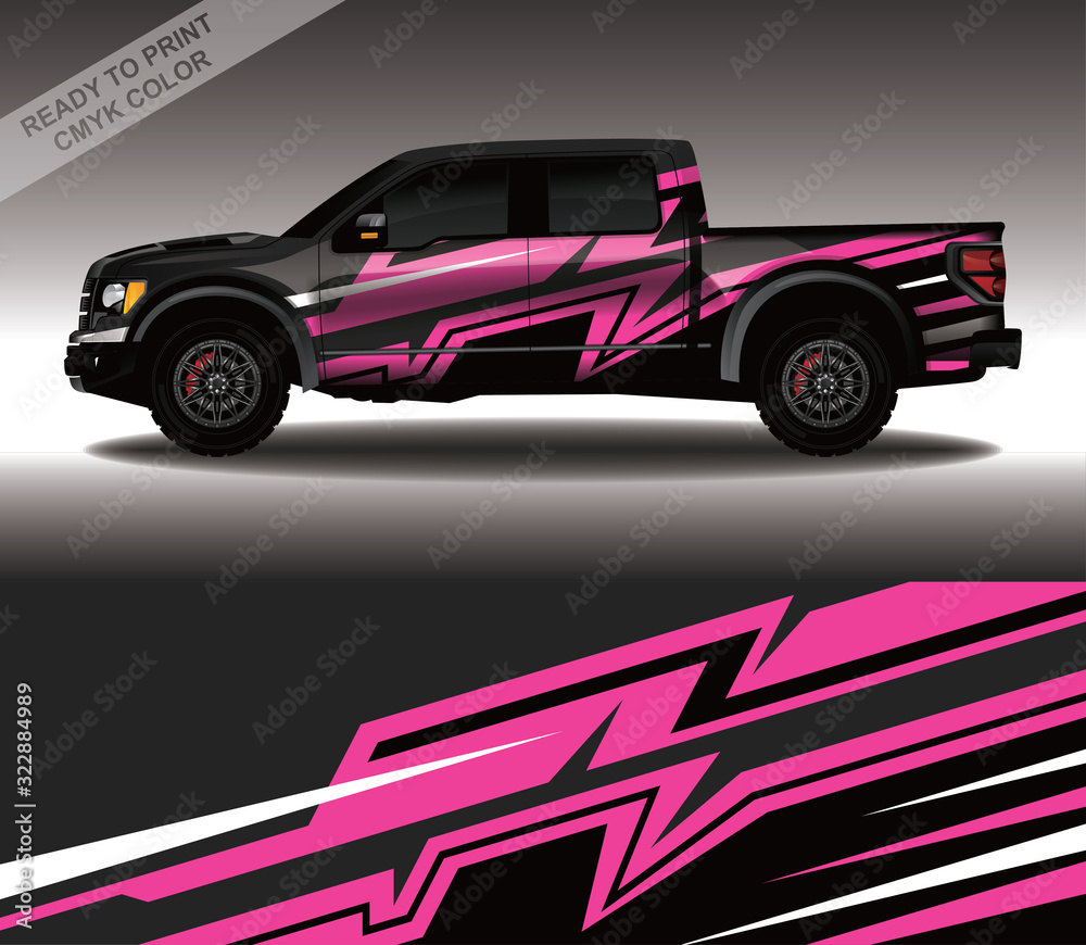 Car wrap decal design vector, custom livery race rally car vehicle sticker and tinting. Car wrap decal design vector, custom livery race rally car vehicle sticker and tinting.