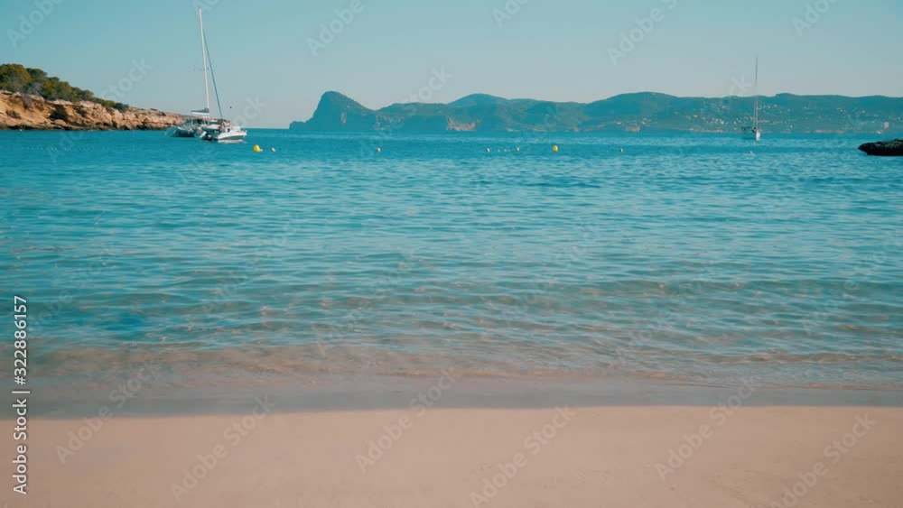 Balearic Island Ibiza Cala Bassa Beach Balearic Island Ibiza Cala Bassa Beach