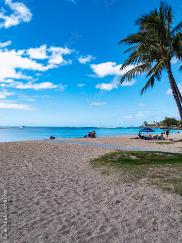 Ala Moana Beach Park, Honolulu, Oahu Island, Hawaii. © okimo