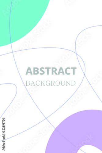 Abstract background of Irregular shapes