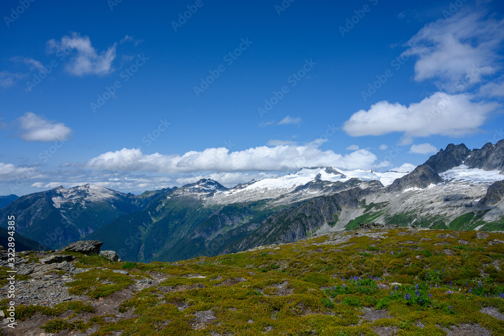 North Cascades Mountains Stretch Out Across Wilderness