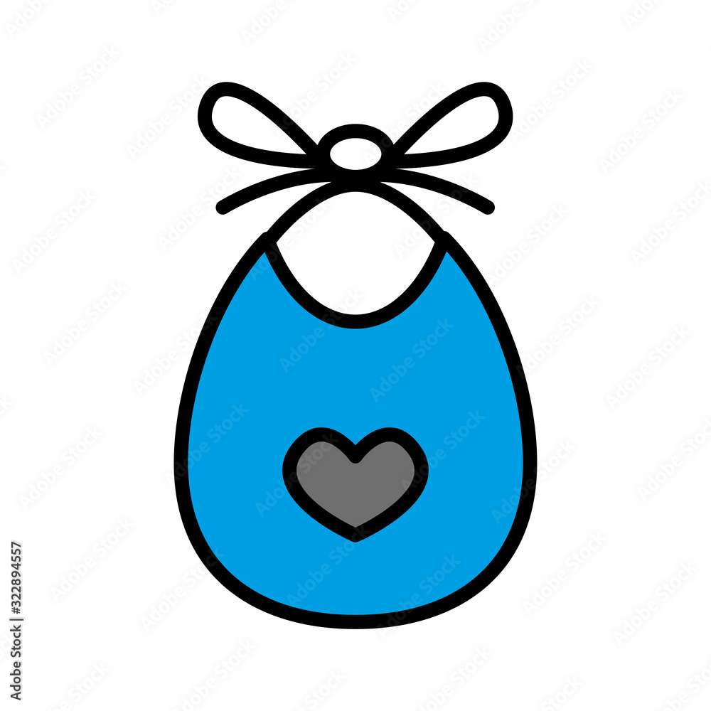 BIB icon vector BIB icon vector