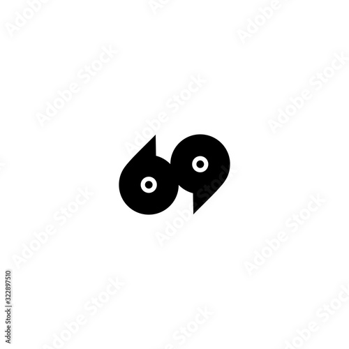 69 6 9 creative logo design template