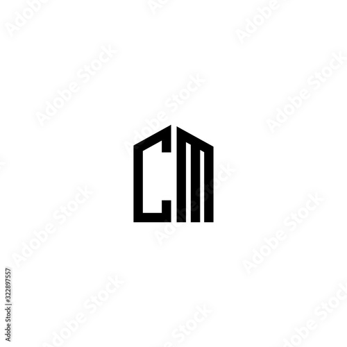 CM initial logo company name