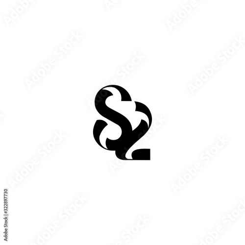 S2 S 2 initial logo company name