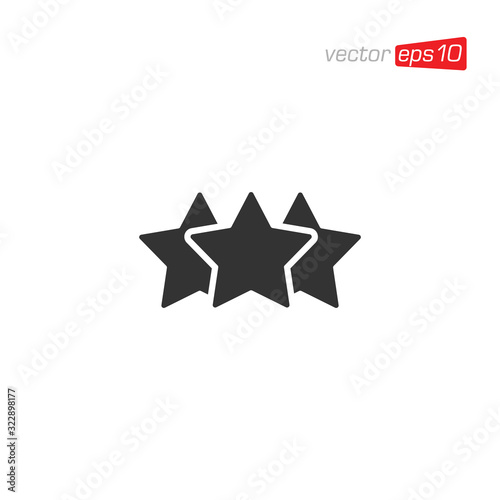 Fototapeta Naklejka Na Ścianę i Meble -  Star Icon Design Vector Template