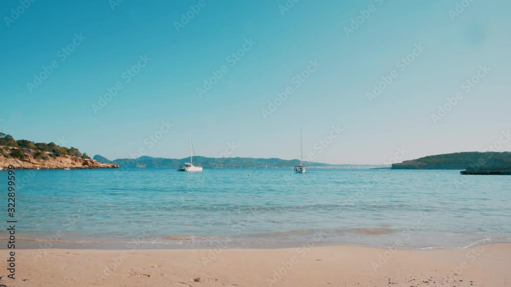 Balearic Island Ibiza Cala Bassa Paradise Beach Balearic Island Ibiza Cala Bassa Paradise Beach
