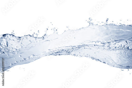 water splash isolated on white background,water