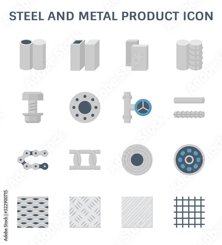 steel metal icon
