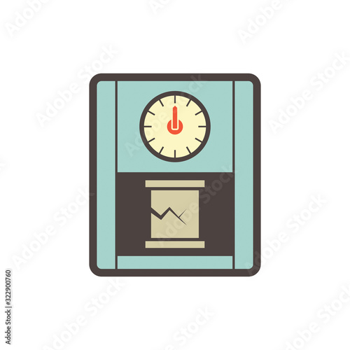 concrete testing icon