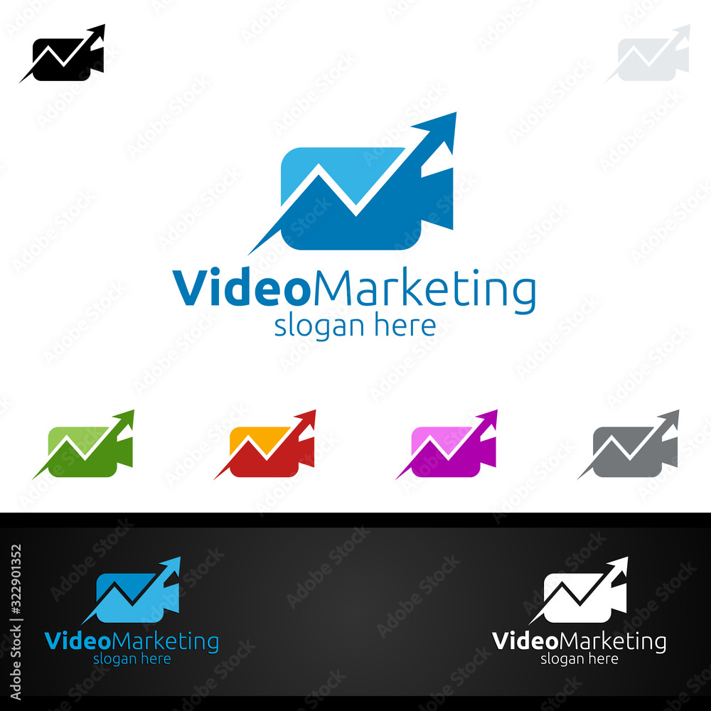Video Marketing Financial Advisor Logo Design Video Marketing Financial Advisor Logo Design