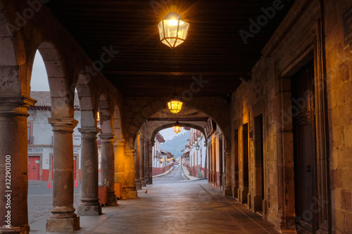 Calles de Patzcuaro Michoacan