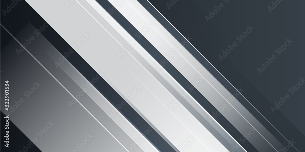 Black and white gradient shine geometric abstract background vector corporate profile, business template, presentation design and banner Black and white gradient shine geometric abstract background vector corporate profile, business template, presentation design and banner