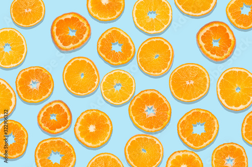 Orange fruit slices