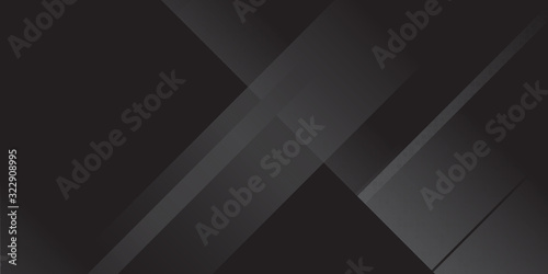 Black dark line rectangle gradient geometric abstract background for banner, flyer, business card design
