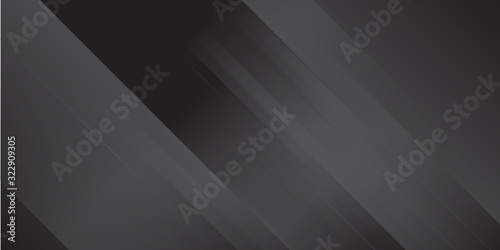 Black dark gradient geometric abstract background