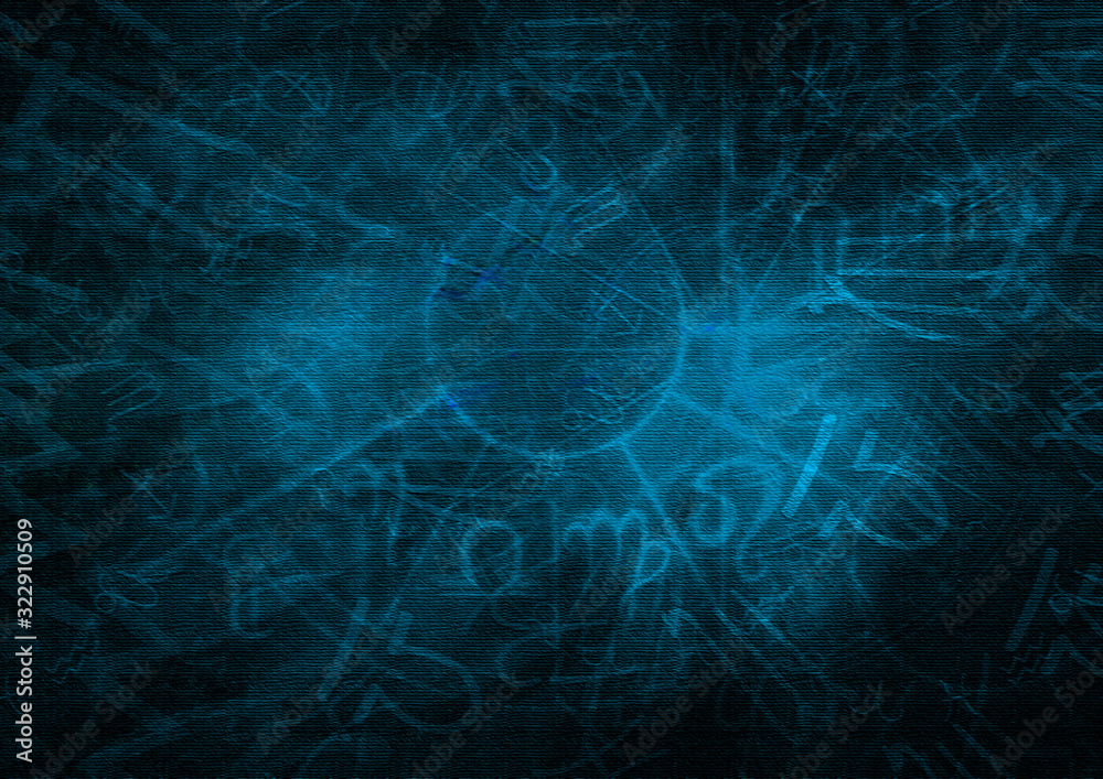 Obraz premium Horoscope Astologist Background Pattern Wallpaper