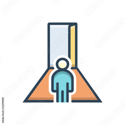 Color illustrationicon for opportunities 