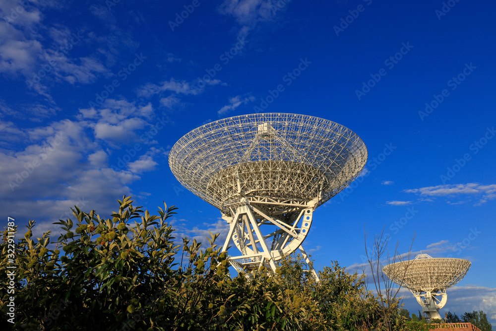 Fototapeta premium Radio Astronomical Telescope at Astronomical Observatory, Beijing, China