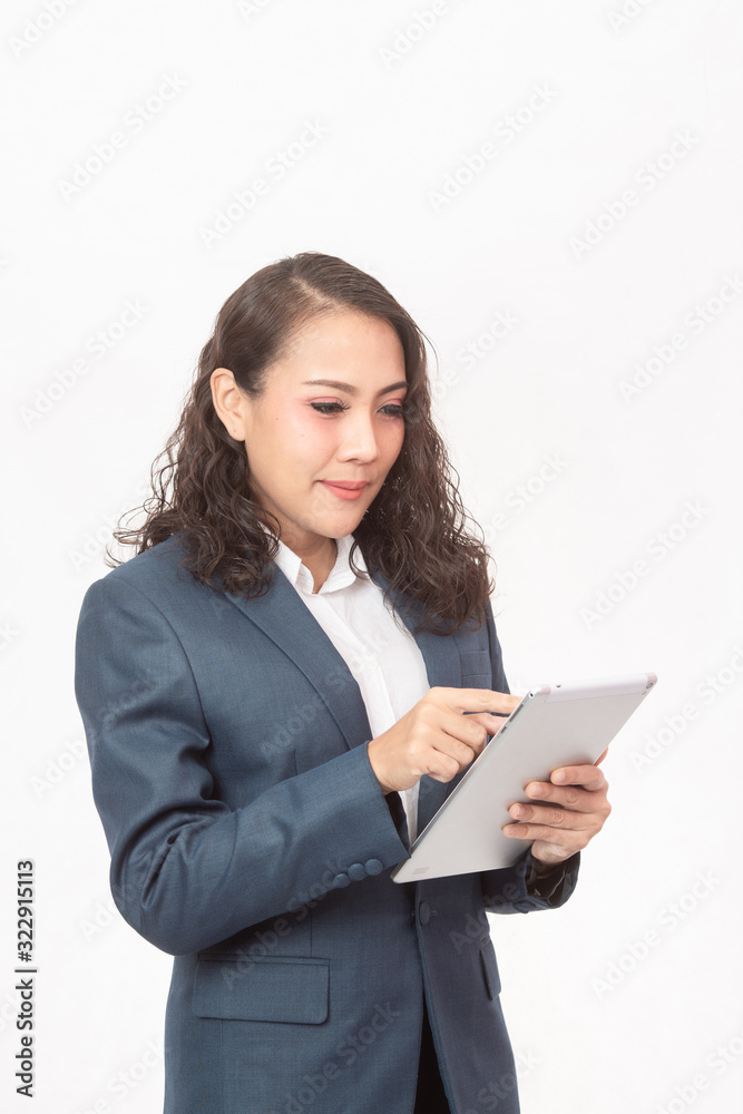 Beautiful businesswoman and her work Beautiful businesswoman and her work