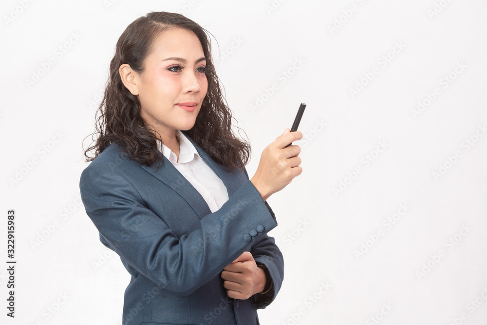 Beautiful businesswoman and her work Beautiful businesswoman and her work