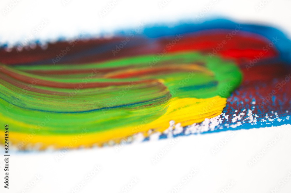 Fototapeta premium Abstract colorful watercolors ; colors wet on wet paper