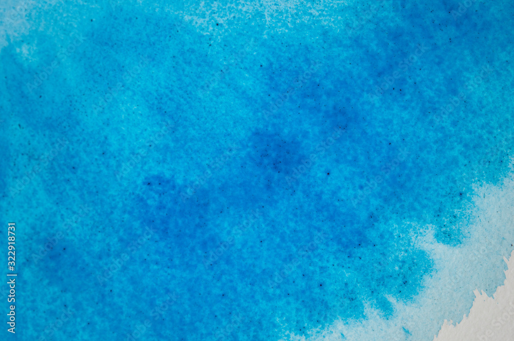 blue texture with watercolor stains