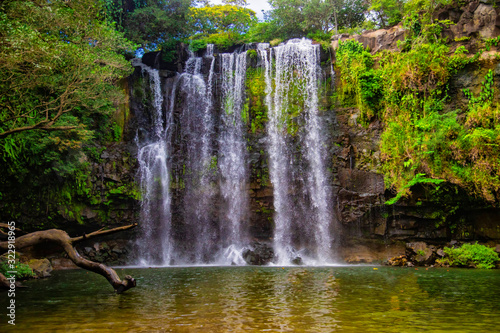 Beautiful waterfall Llanos de Cortez  in Liberia  Costa Rica.