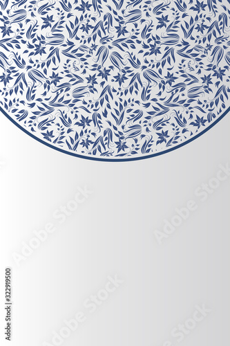 Chinese Porcelain Style Background