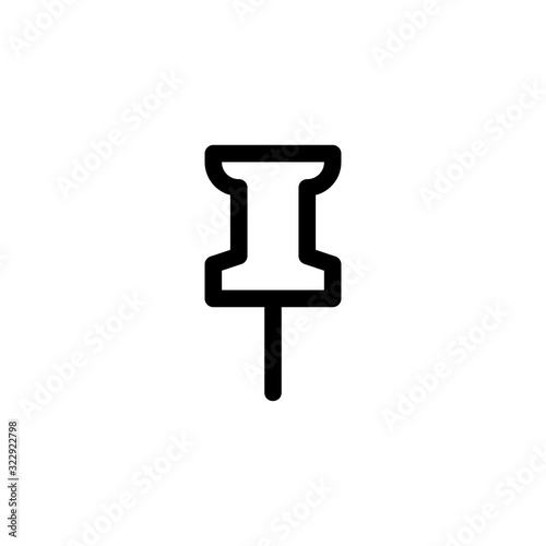 Push Pin, Marker, Map, Work Icon