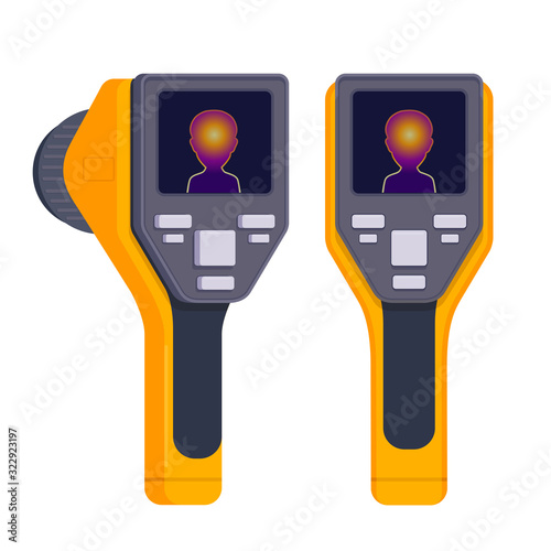 Portable handheld thermograph