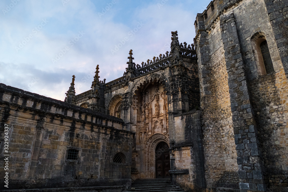 historic christian convent building in tomar portugal