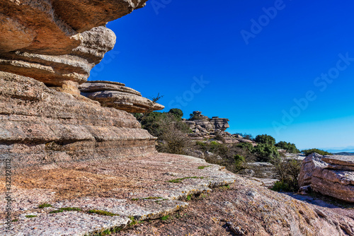 El Torcal de Antequera, Andalusia, Spain, near Antequera, province Malaga.