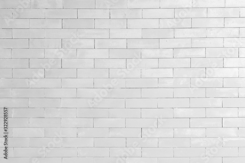 Vintage black and white brick wall for minimalism and hipster style background and design purpose
