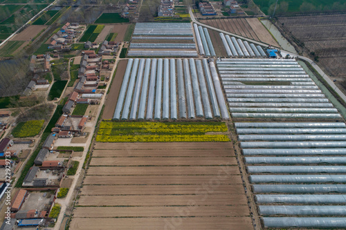 Aerial shooting of China's rural production and life scenes © Jinghua