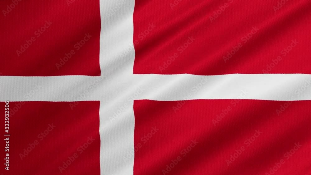 Flag of Denmark Waving Background Flag of Denmark Waving Background