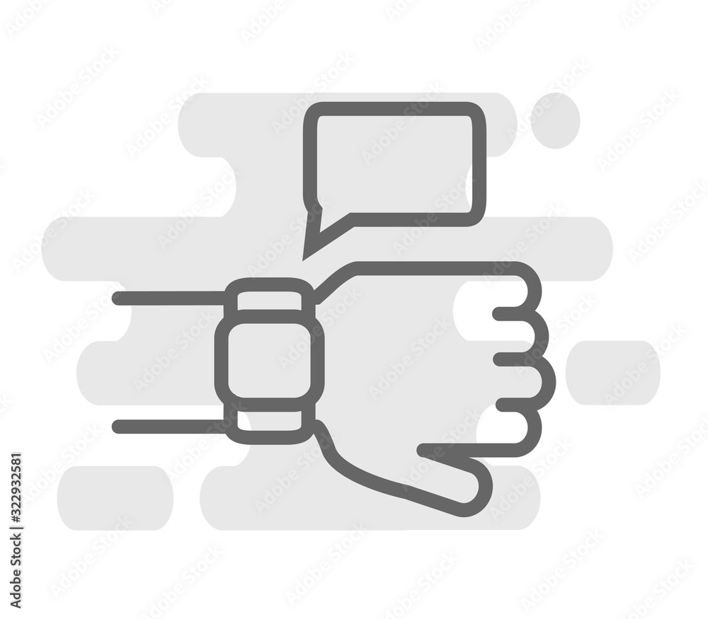 Fototapeta premium Message related Icon on background. Vector illustration