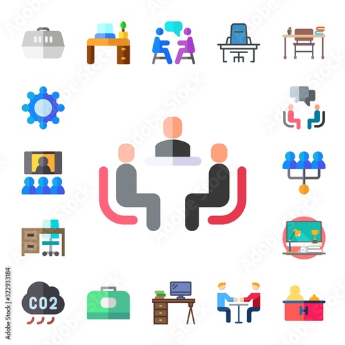 workplace icon set