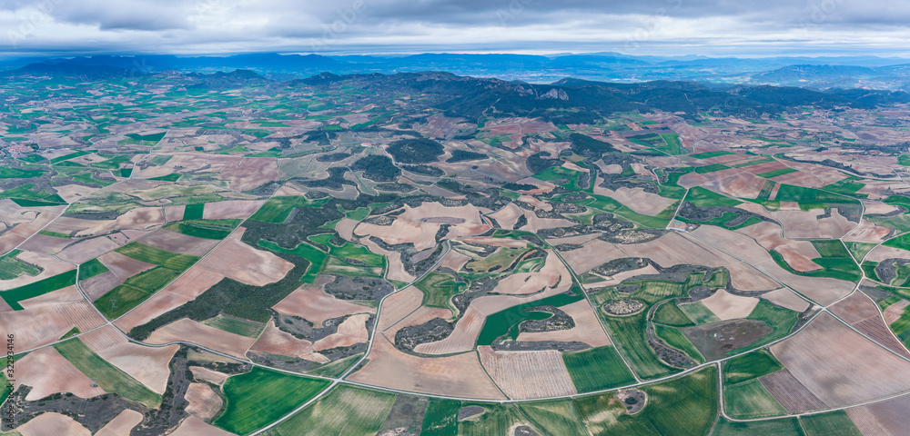 Obraz premium Agricultural landscape, La Rioja, Spain, Europe