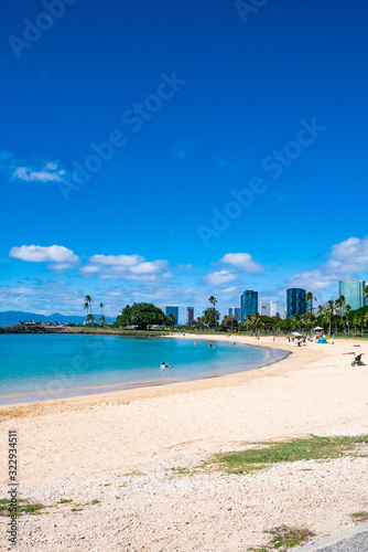 Wallpaper Mural Magic Island Lagoon at Ala Moana Beach Park, Waikiki, Honolulu, Oahu Island, Hawaii Torontodigital.ca