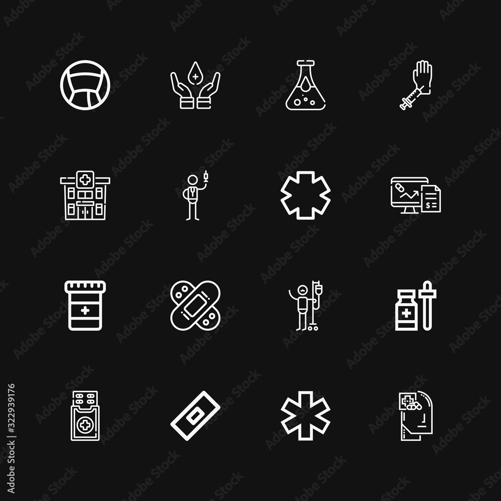 Editable 16 ambulance icons for web and mobile Editable 16 ambulance icons for web and mobile