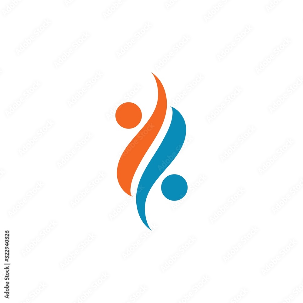 Adoption and community care Logo template