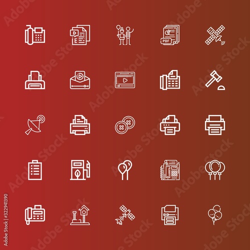 Editable 25 glossy icons for web and mobile photo