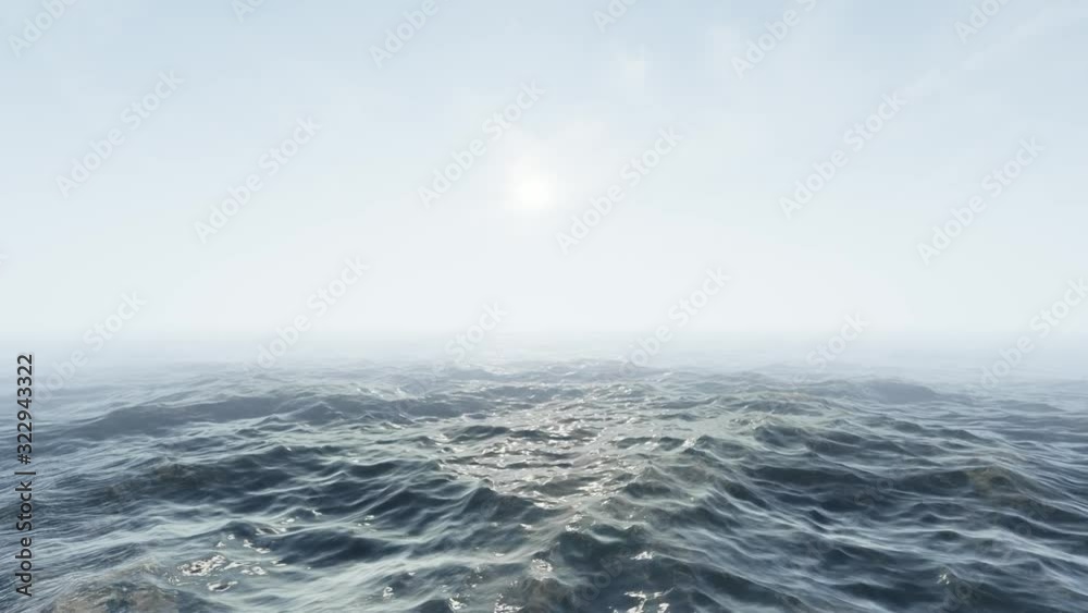 Loopable flight over the ocean - cg animation Loopable flight over the ocean - cg animation