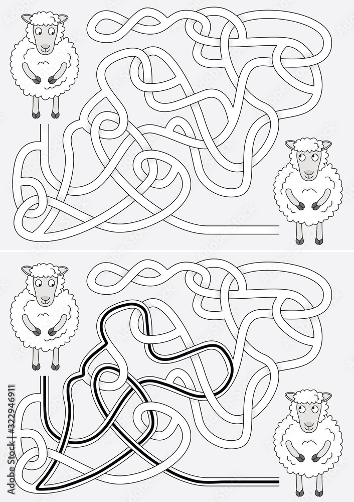 Sheep maze